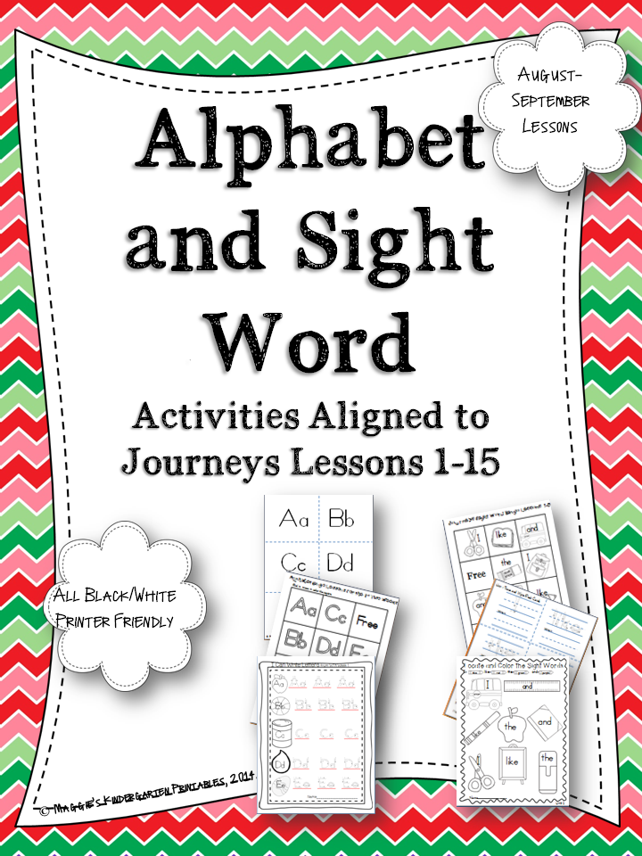 http://www.teacherspayteachers.com/Product/Beginning-of-the-Year-Alphabet-and-Sight-Word-Activities-Aligned-With-Journeys-1344384