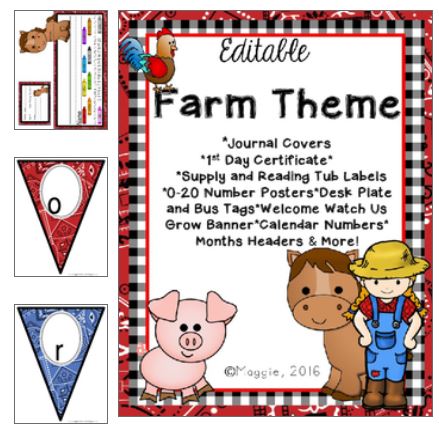 farm theme bundle